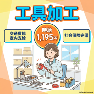 茂原工場 工具加工